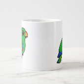 Eclectus Parrot-mannetje Extra Grote Mok (Voorkant)