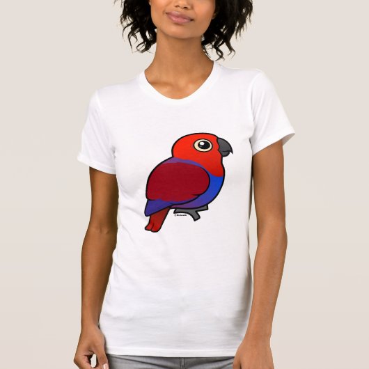 Eclectus Parrot vrouw T-shirt (Voorkant)