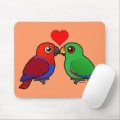 Eclectus Parrots in Love Muismat (Met muis)