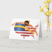 Éclipse 2017 solaire totale à travers la carte des (Fleur jaune)