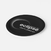 eclipse 2017 South Carolina Papieren Bordje (Gekanteld)