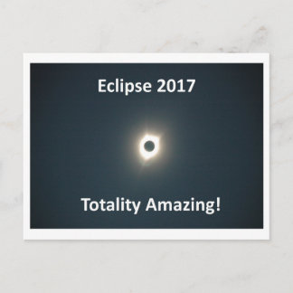 Eclipse 2017 - Totaliteit verbazingwekkend - Oorsp Briefkaart