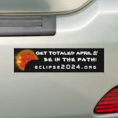 Eclipse 2024 Bumpersticker (Op auto)