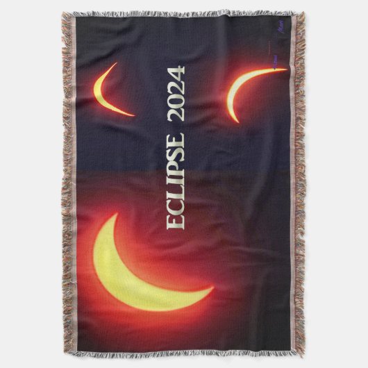 Eclipse 2024 deken (Voorkant Verticaal)