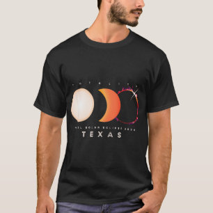Eclipse 2024 Texas Total Eclipse America Graphic T-shirt