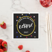 Eclipse and Stars Party Napkins Servetten (Insitu)