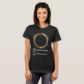 Eclipse Checklist Total Solar Eclipse April 8 2024 T-shirt (Voorkant volledig)
