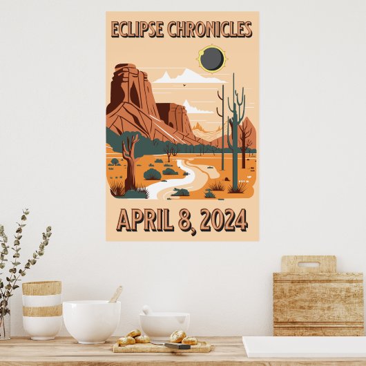 Eclipse Chronicles-Desert Eclipse Poster (Keuken)