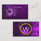 ECLIPSE DAMASK GEM MONOGRAM VISITEKAARTJE (Voorkant / Achterkant)