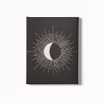 Éclipse de la lune Abstraite<br><div class="desc">Abstraite et mystérieuse lune éclate design contemporain sur un arrière - plan sombre.</div>