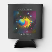 Eclipse Flare 04.08.24 Totaal Zonsverduistering US Blikjeskoeler (Voorkant)