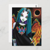 Eclipse Little Rainbow Devil Angel Briefkaart (Voorkant / Achterkant)