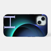 ECLIPSE MONOGRAM Noir bleu vibrant (Verso Horizontal)