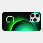 ECLIPSE MONOGRAM Noir vert vibrant (Verso Horizontal)