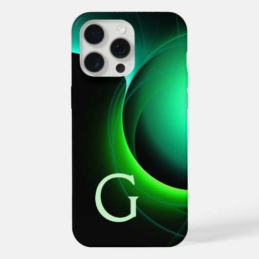 ECLIPSE MONOGRAM Noir vert vibrant (Verso)