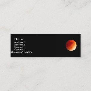 Eclipse Moon Profielkaart Mini Visitekaartje
