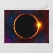 Eclipse Moon Sun Twilight Briefkaart (Voorkant)