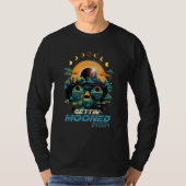 Eclipse Phases Total Solar Eclipse Getting Mooned  T-shirt (Voorkant)