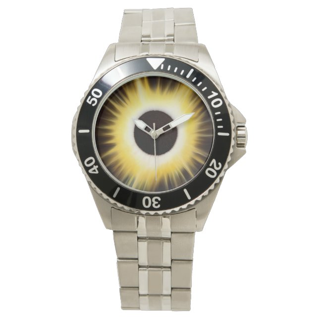 Eclipse roestvrij stalen horloge (Voorkant)