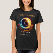 Éclipse solaire 08 avril 2024 T-Shirt (Devant)