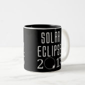 Éclipse solaire 2017 Mug (Devant droit)