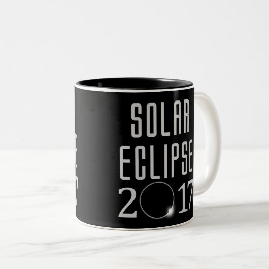 Éclipse solaire 2017 Mug (Devant droit)