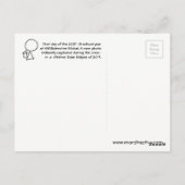 Éclipse solaire de carte postale 2017 (Dos)