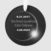 Éclipse solaire double date 2024 et 2017 (devant)
