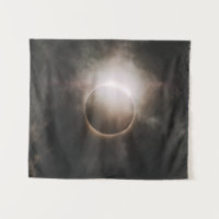 Eclipse solaire Photographie Tapisserie murale