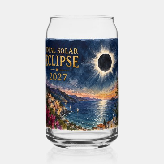 Éclipse solaire totale 2027 Méditerranée (Verso)