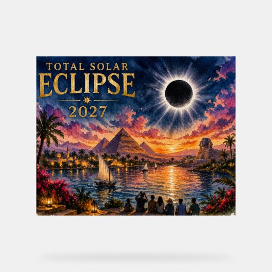 Éclipse solaire totale de 2027 en Égypte (Recto)