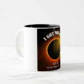 Éclipse solaire totale j'ai obtenu la tasse de (Devant gauche)