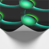 ECLIPSE Trillant Groen zwart Cadeaupapier (Hoek)