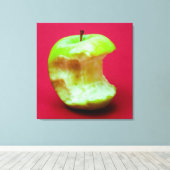 Eclipse van de groene ster canvas afdruk (Insitu (Houten vloer))