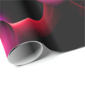 ECLIPSE Vibrant Fuchsia, roze, rood, zwart Cadeaupapier (Rol Hoek)