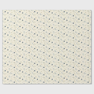 Eclipse Wildflower — Ivoor & Indigo Botanisch Cadeaupapier