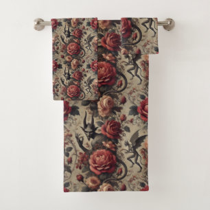 Eclipsed Grace - Gotisch Victoriaans Bad Handdoek