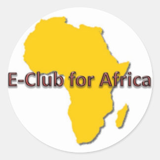 Eclub voor Afrika sticker