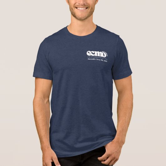 ECMO Specialist  Tri-Blend Shirt (Voorkant)