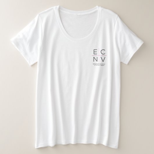 ECNV Dames Basic T-Shirt (Design voorkant)