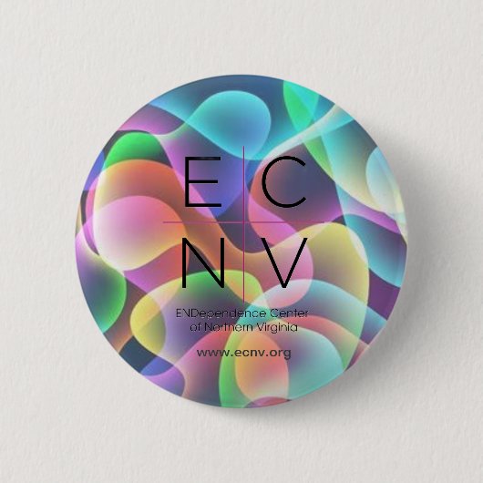 ECNV-knop Ronde Button 5,7 Cm (Voorkant)