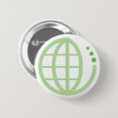 eco-aarde ronde button 5,7 cm (Voorkant /achterkant)