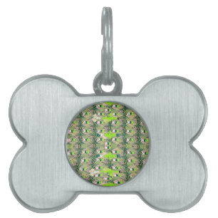 Eco Africa Motif – Natuur-geïnspireerde Afrikaanse Huisdieren Naamplaatje