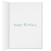 Eco anniversaire feuilles verts de l'environnement (Intérieur (Droit))