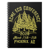 Eco-conferentie Notitieboek (Voorkant)