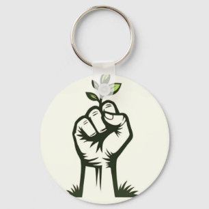 Eco Design Natuur-Inspiratie Sleutelhanger