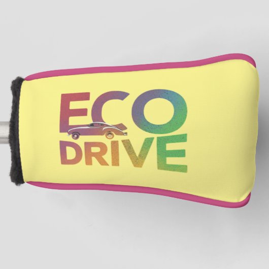 Eco Drive Golfheadcover (Voorkant)