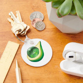 Eco Earth Avocado Wereldbol Sustainable Planet Sleutelhanger