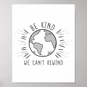 Eco Earth Day Shirten zijn vriendelijk we kunnen n Poster