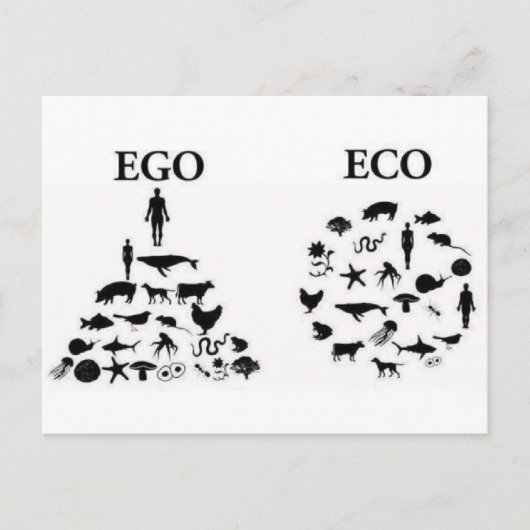 eco-ego briefkaart (Voorkant)